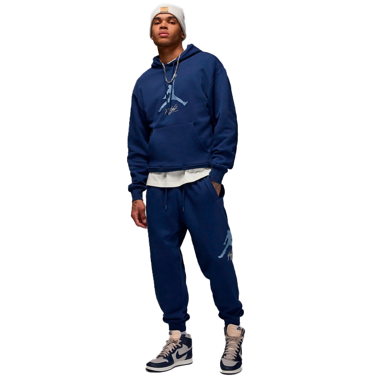 Брюки Nike M J ESS FLC BASELINE PANT M Синий Мужской photo 4