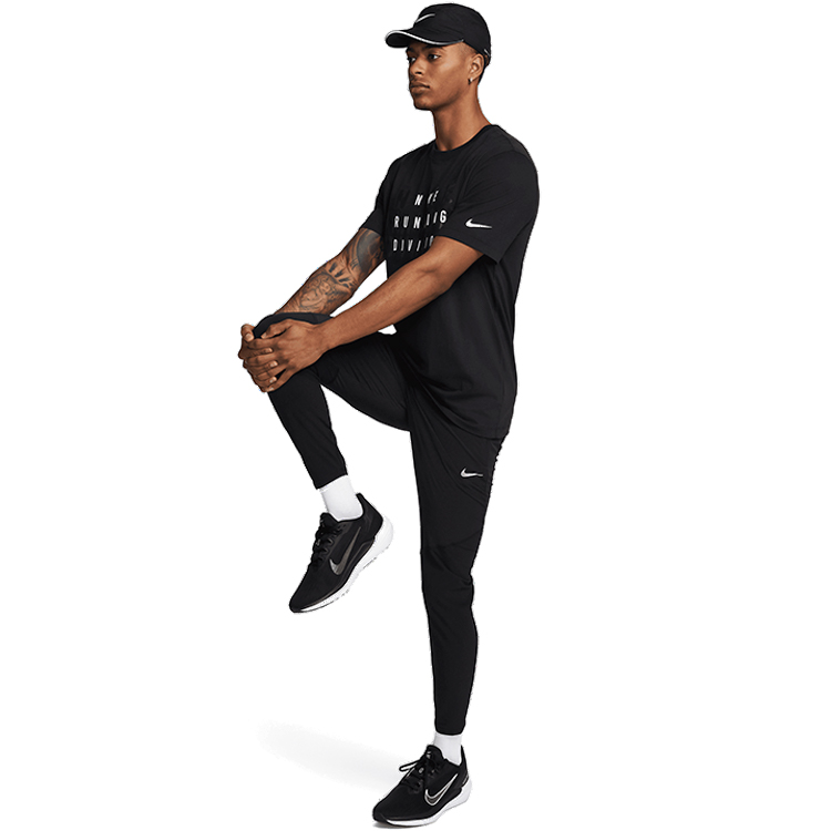 Футболка мужская Nike M NK DF TEE RUN DIVISION XL Черный photo 3