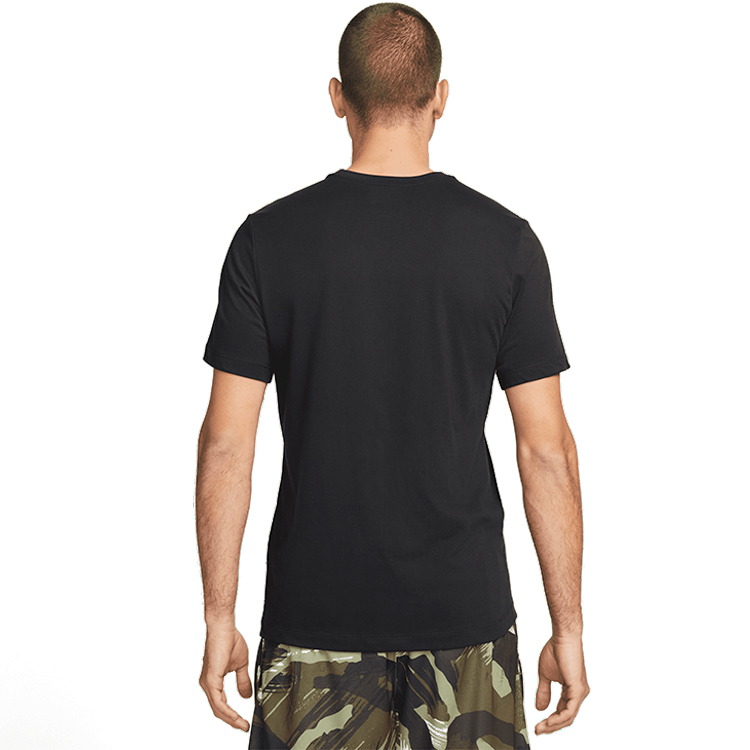 Tricou bărbătesc Nike M NK DF TEE CAMO XL Negru photo 3