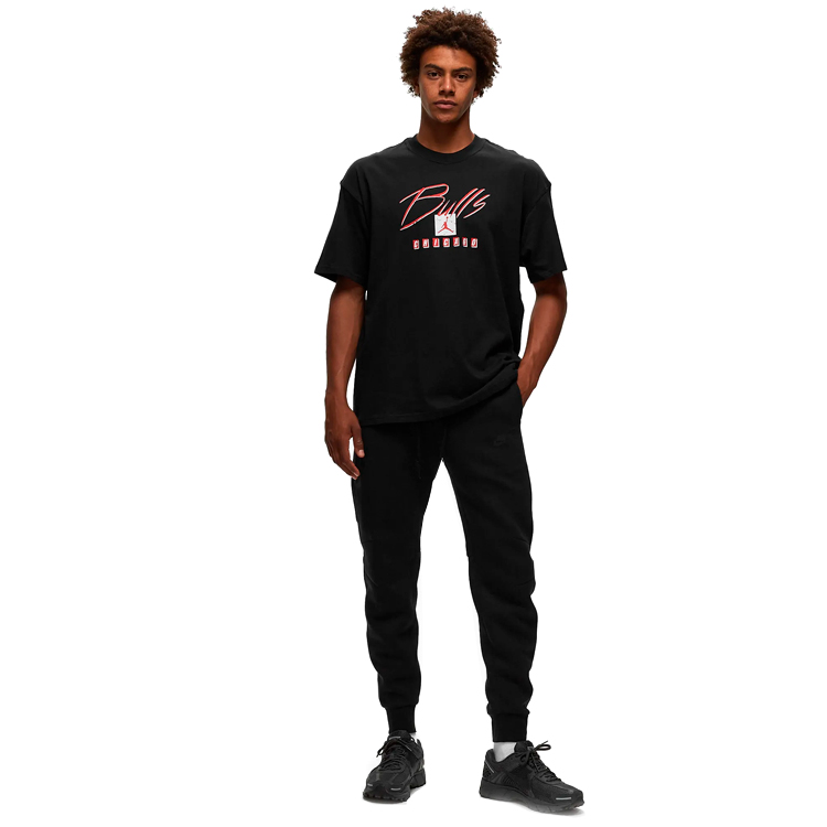 Tricou bărbătesc Nike CHI M CTS STMT M90 SSTEE XXXL Negru photo 2