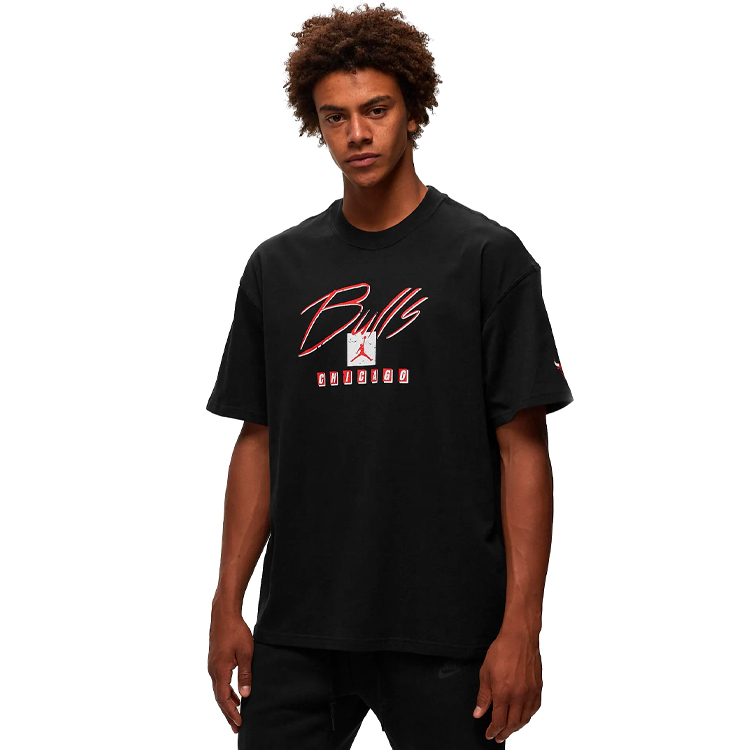 Tricou bărbătesc Nike CHI M CTS STMT M90 SSTEE XXXL Negru photo 3