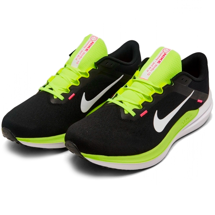 Кроссовки Nike AIR WINFLO 10 XCC / Мужской / 45.5 / Черный/Зеленый photo 2