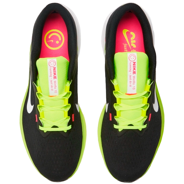Кроссовки Nike AIR WINFLO 10 XCC / Мужской / 45.5 / Черный/Зеленый photo 5