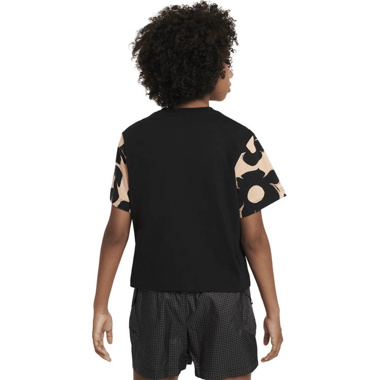 Tricou Nike G NSW TEE BOXY FLORAL / Femei / XL / Negru photo 4