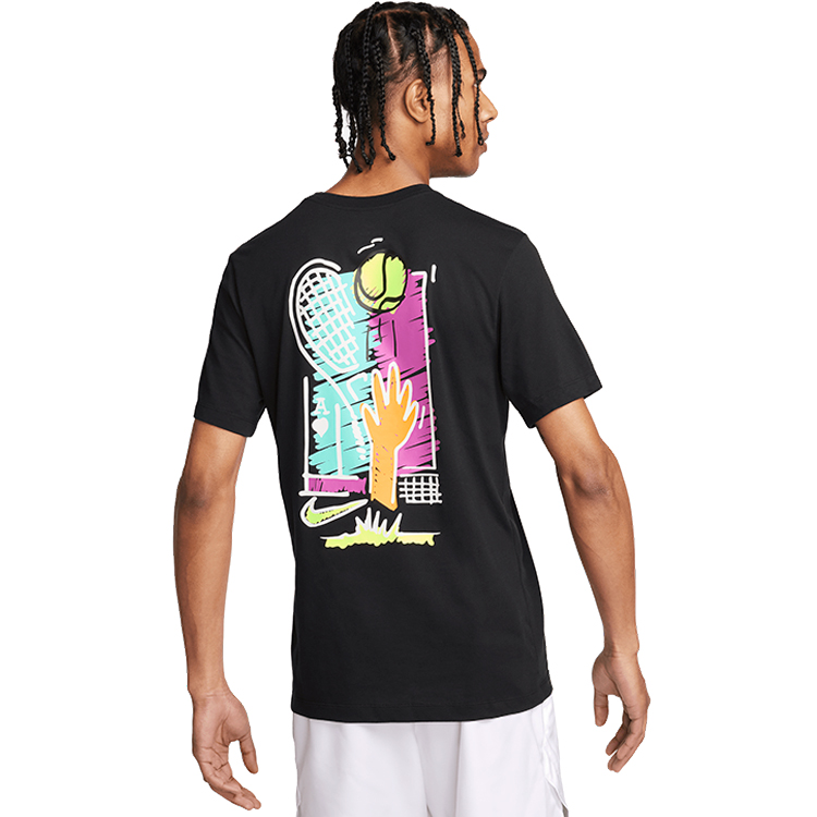 Tricou bărbătesc Nike M NKCT DF TEE OPEN SP24 S Negru photo 4