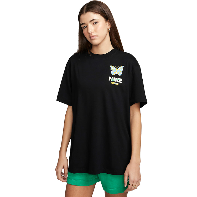 Tricou Nike W NSW TEE OC 2 BF AMD M Negru Femei photo 5