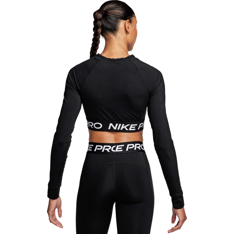 Толстовка Nike PRO DF 365 CROP LS XS Черный Женский photo 4