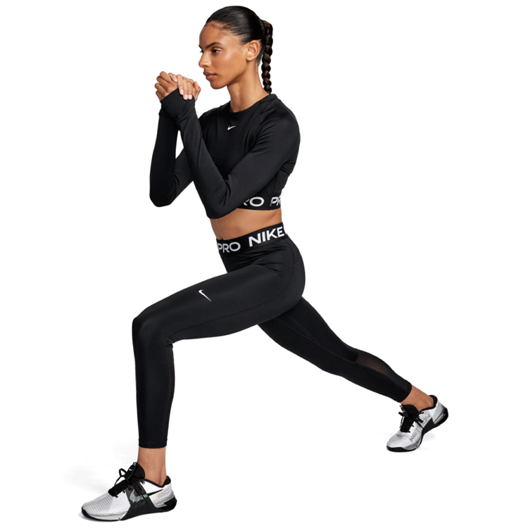 Толстовка Nike PRO DF 365 CROP LS XS Черный Женский photo 5