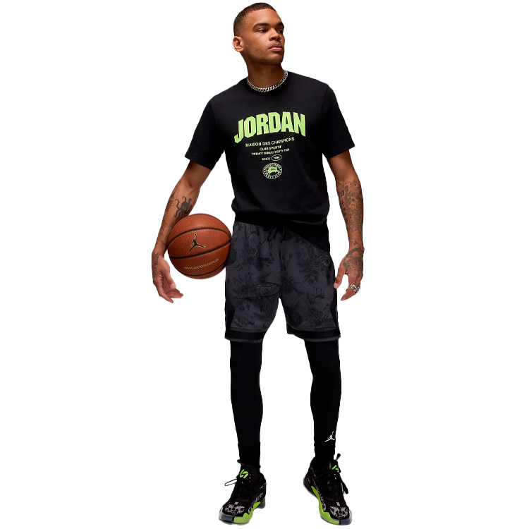 Футболка мужская Nike M J SPRT WM DF SS TEE M Черный photo 3