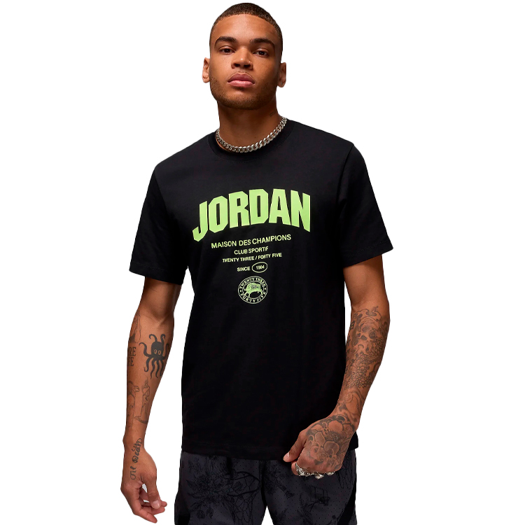 Футболка мужская Nike M J SPRT WM DF SS TEE M Черный photo 4