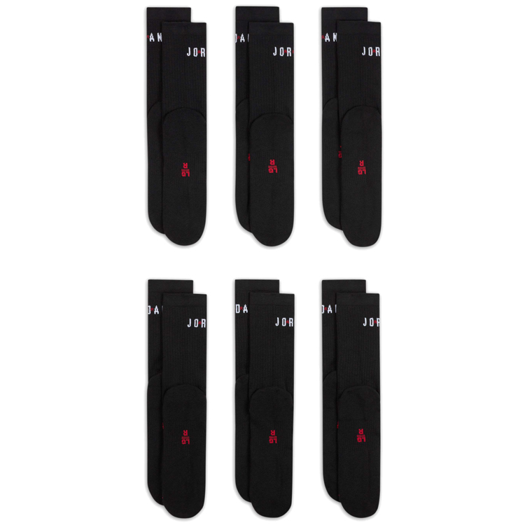 Носки Унисекс Nike U J ED POLY CREW JOR 6PR - 144 M Черный photo 3