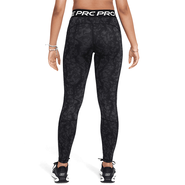 Легинсы Nike G NP DF TIGHT SPORT AOP / Женский / S / Черный/Серый photo 4