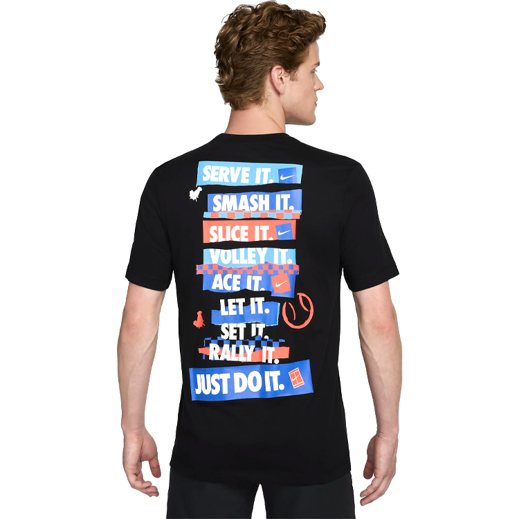 Tricou bărbătesc Nike M NKCT DF TEE OC M Negru photo 2