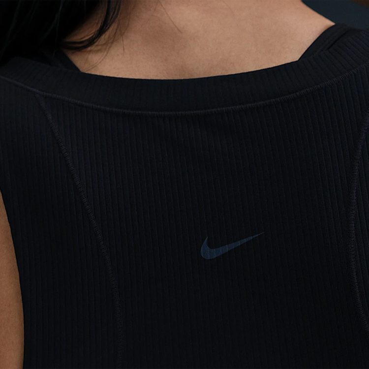 Maiou Nike W NK INF DF TANK WD RIB / Femei / XL / Negru photo 4