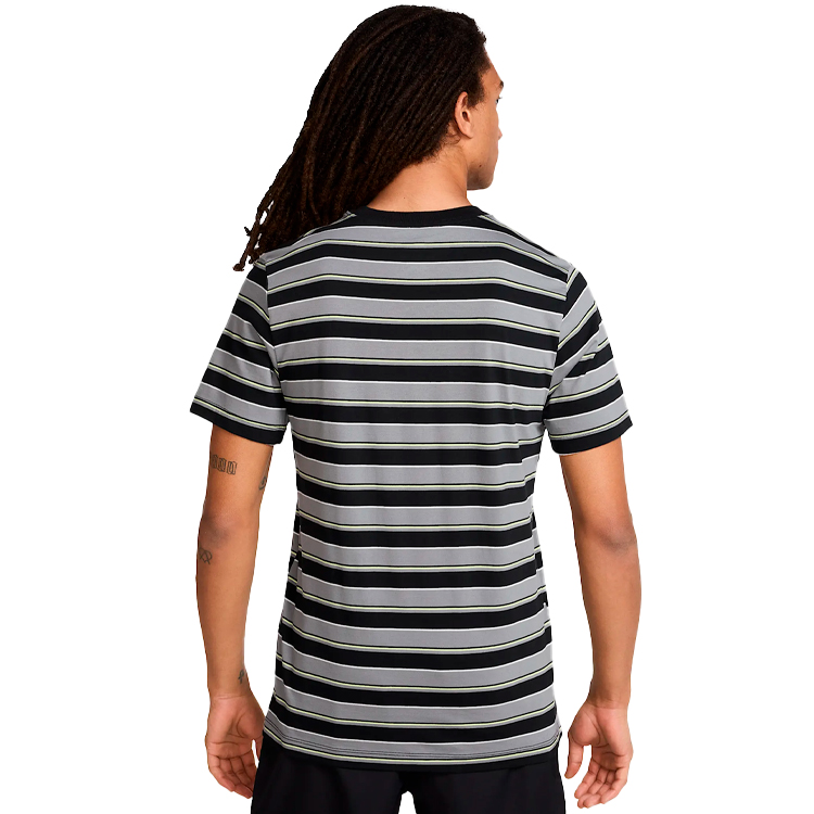 Tricou bărbătesc Nike M NSW TEE CLUB STRIPE S Negru-gri photo 5