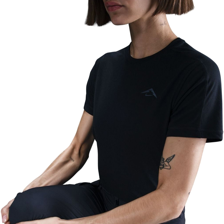 Tricou Nike W NK TRAIL DF UV SS TOP XS Negru Femei photo 2