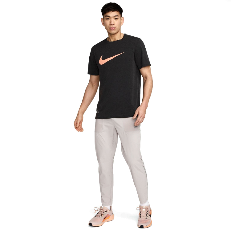 Tricou bărbătesc Nike M NK DF STMT RUN DIV SS TOP L Negru photo 3