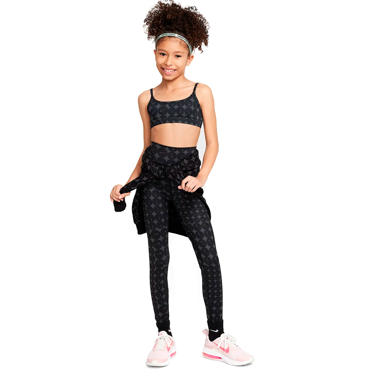 Bra sportive Nike G NK BRALETTE BRA AOP / Femei / L / Negru photo 5
