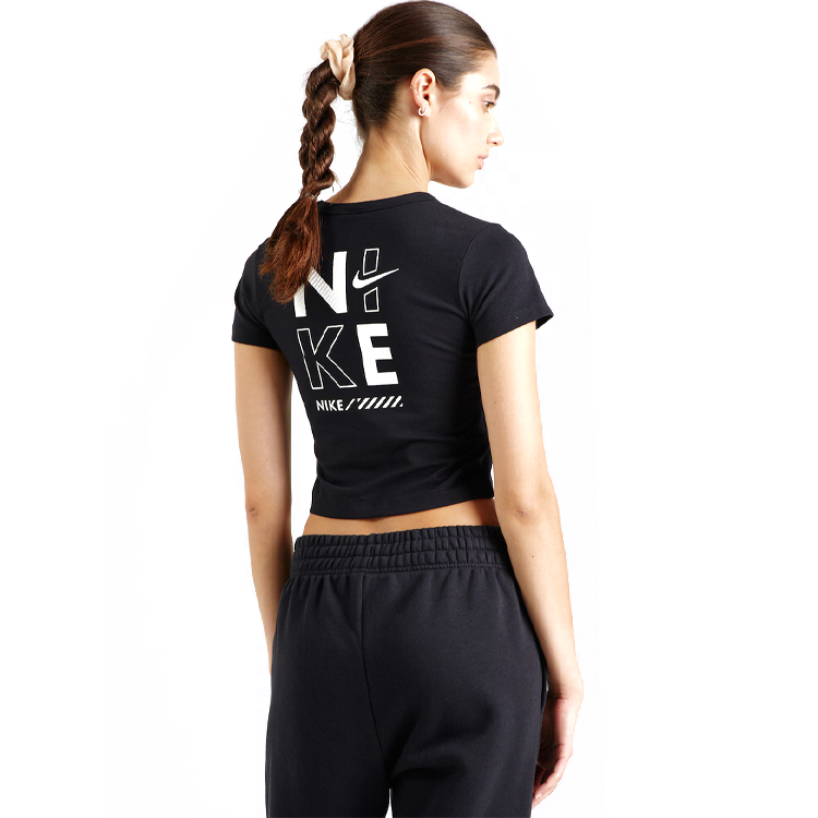 Футболка Nike W NSW TEE BBY GLS XS Черный Женский photo 4