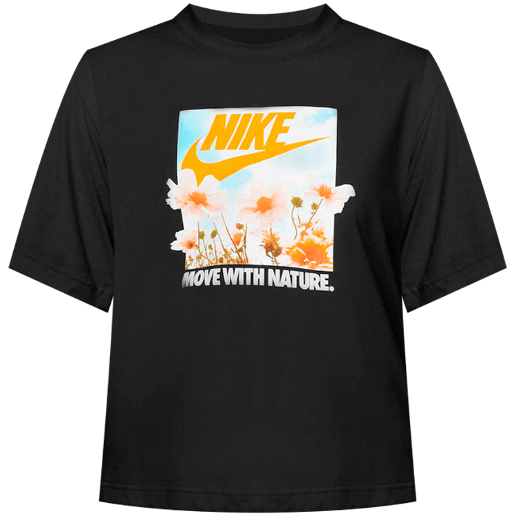 Tricou Nike G NSW PHOTO TEE / Femei / XL / Negru photo 2