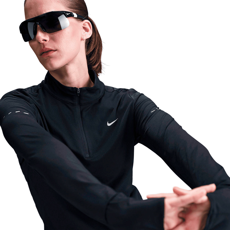 Jacheta Nike W NK SWIFT DF UV HZ TOP XL Negru Femei photo 2