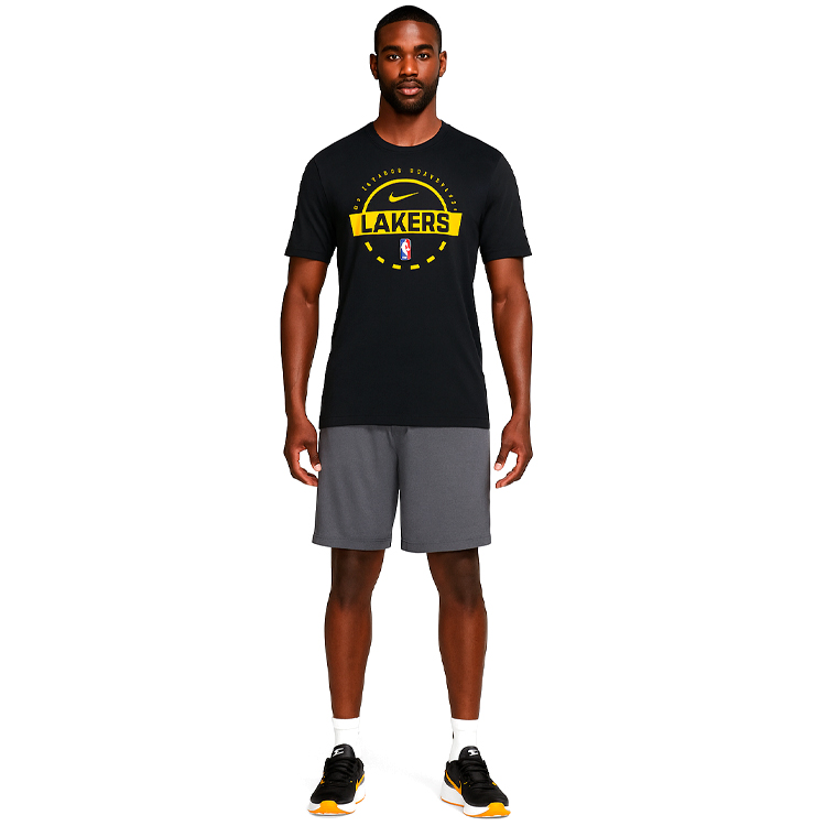 Tricou bărbătesc Nike LAL M NK PRTC SS TEE M Negru photo 1