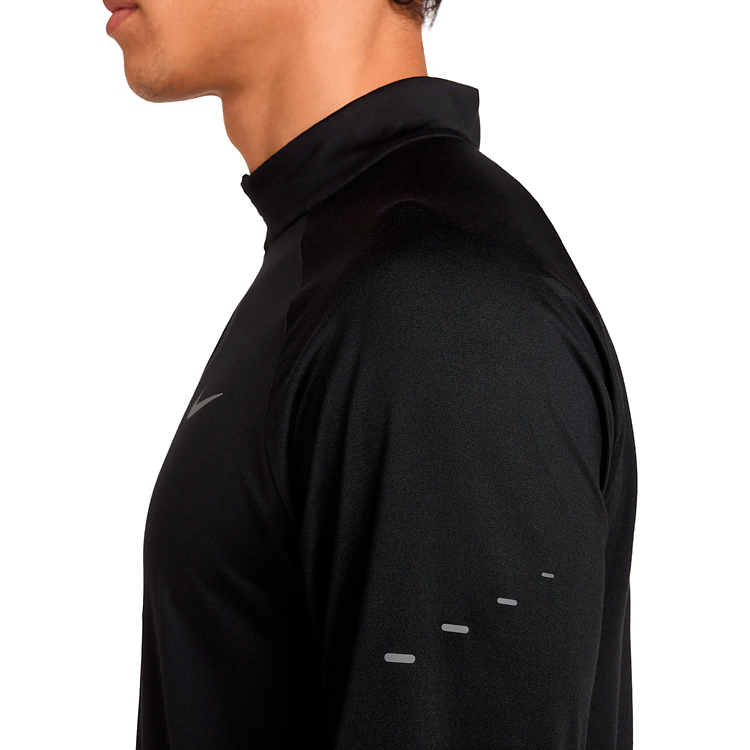Мужская Толстовка Nike M NK DF STRIDE HZ MIDLAYER S Черный photo 2