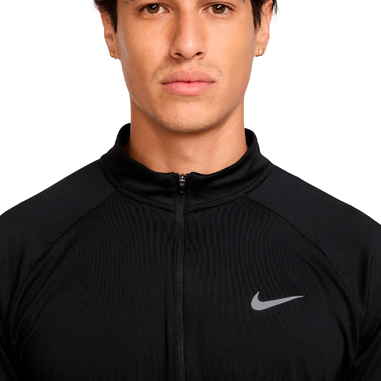 Мужская Толстовка Nike M NK DF STRIDE HZ MIDLAYER S Черный photo 4