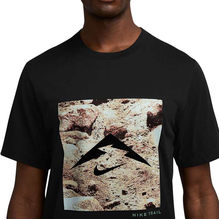 Tricou bărbătesc Nike M NK DF TEE TRAIL ENERGY XXL Negru photo 3