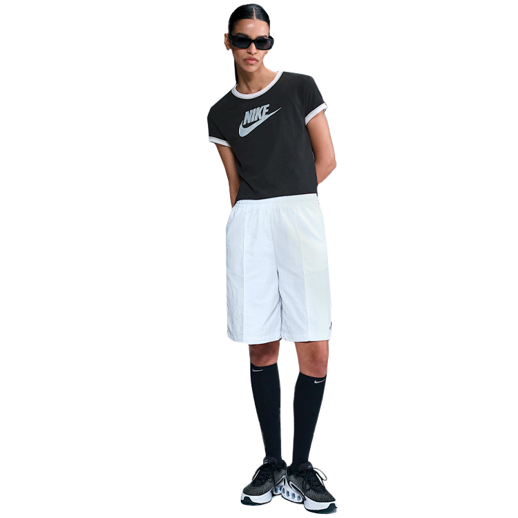 Футболка Nike W NSW SS RINGER TEE VNTG RUN XL Черный Женский photo 2