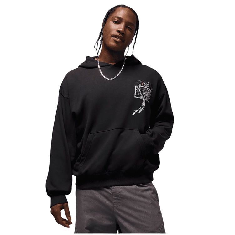 Hanorac pt bărbați Nike M J BRK OVS SBB HD LB M Negru photo 1