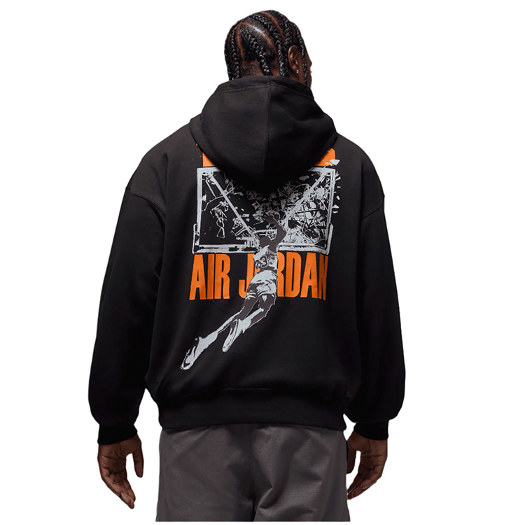 Hanorac pt bărbați Nike M J BRK OVS SBB HD LB M Negru photo 2