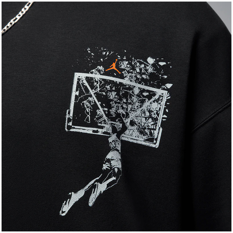 Hanorac pt bărbați Nike M J BRK OVS SBB HD LB M Negru photo 4