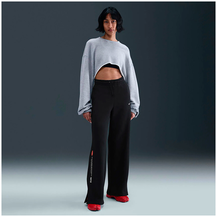 Брюки Nike W NSW CLASSIC+ WIDE LEG SPD S Черный Женский photo 3
