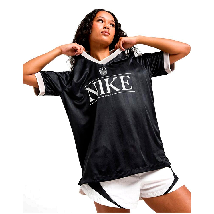 Tricou Nike W NSW V NECK JERSEY S Negru Femei photo 1