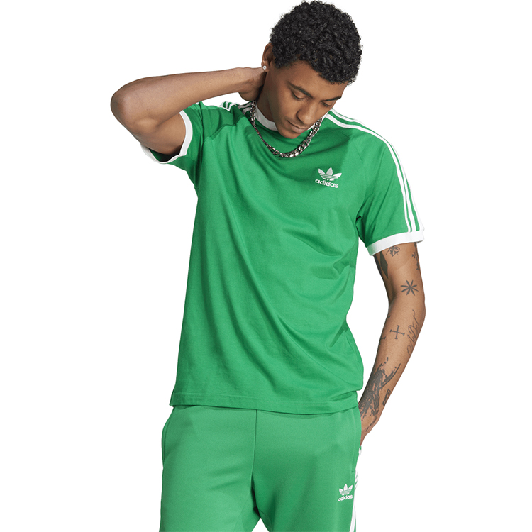Футболка мужская Adidas 3-STRIPES TEE XS Зеленый photo 1 Футболка мужская Adidas 3-STRIPES TEE XS Зеленый photo 1
