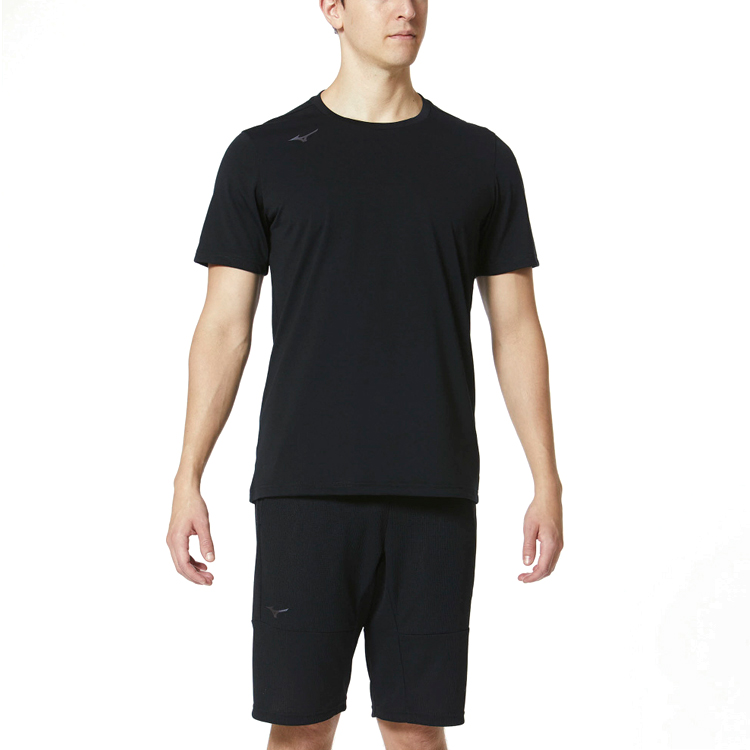 Tricou bărbătesc Mizuno Drylite Tee Mens L Negru photo 1 Tricou bărbătesc Mizuno Drylite Tee Mens L Negru photo 1