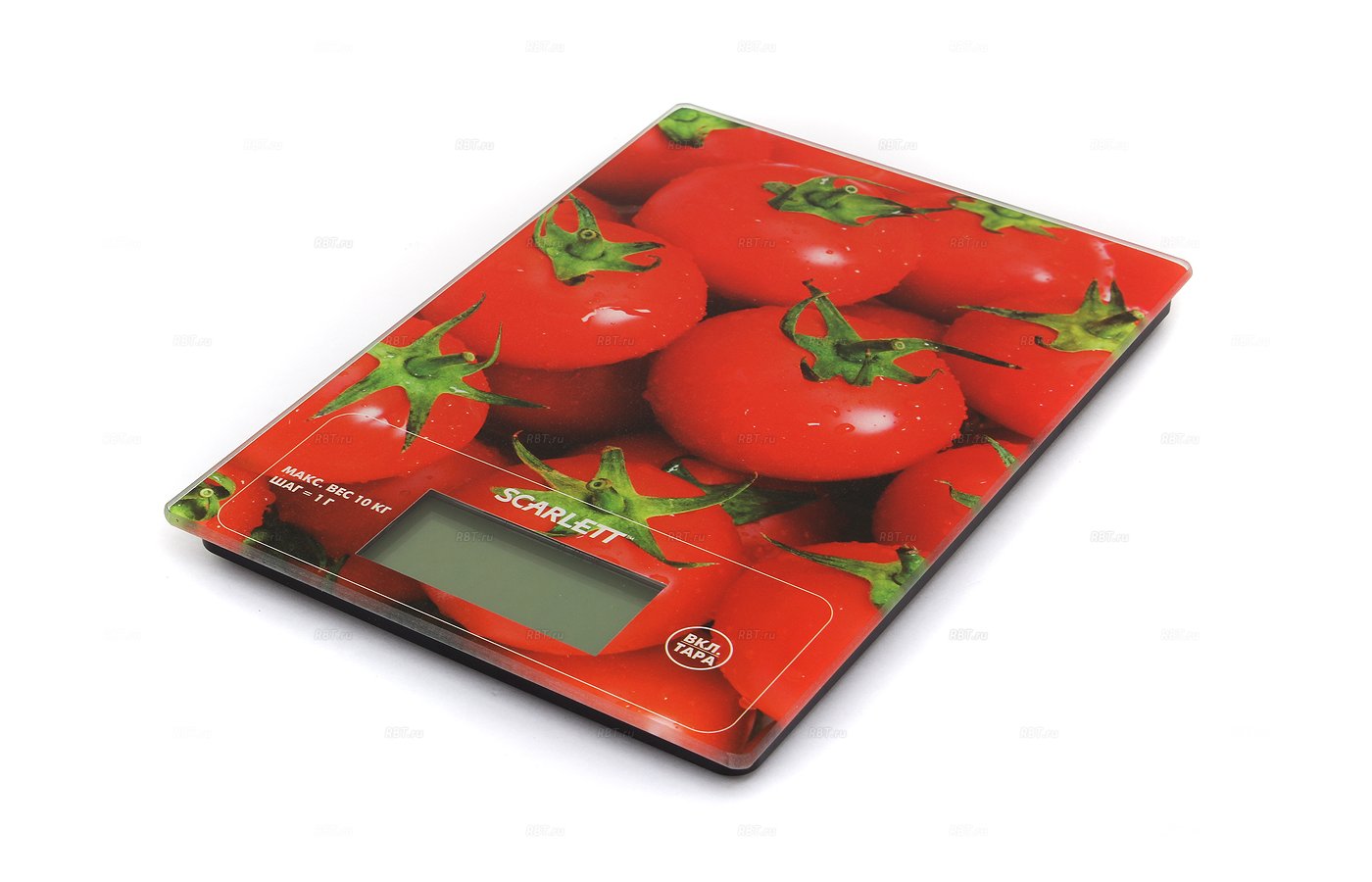 Кухонные весы Scarlett SC-KS57P10, 10 кг, Красный photo 4