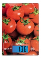 Кухонные весы Scarlett SC-KS57P10, 10 кг, Красный thumbnav 1