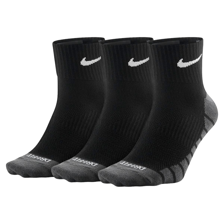 Sosete Unisex Nike U NK DRY LTWT QTR 3PR L Negru photo 1 Sosete Unisex Nike U NK DRY LTWT QTR 3PR L Negru photo 1
