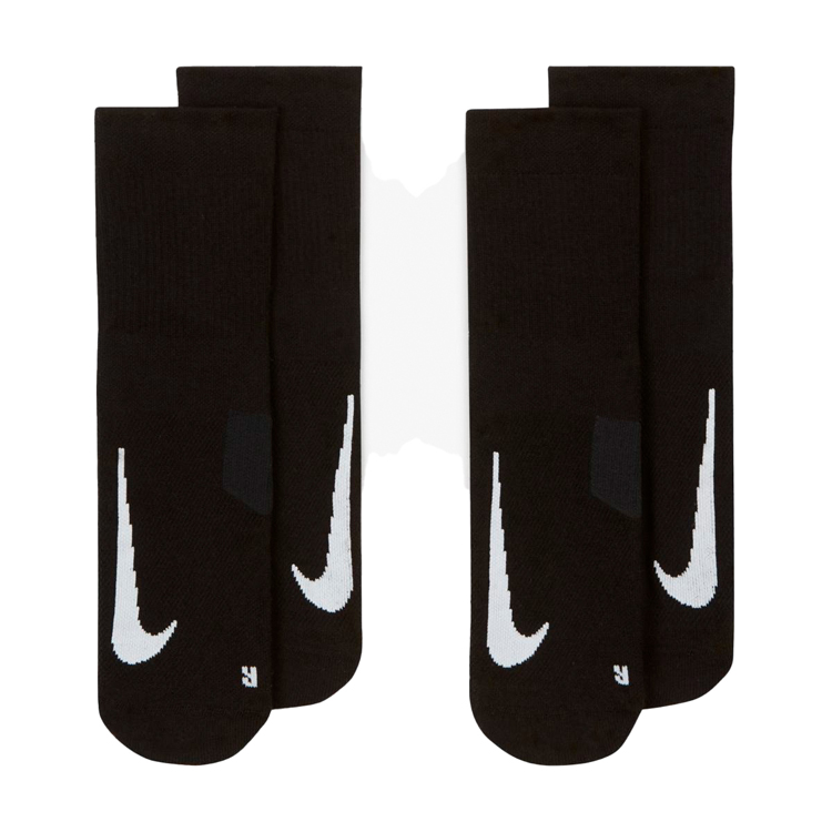 Носки Унисекс Nike U NK MLTPLIER ANKLE 2PR L Черный photo 3