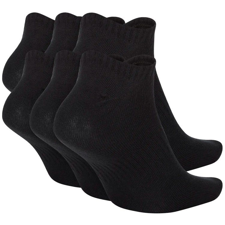 Носки Унисекс Nike U NK EVERYDAY LTWT NS 6PR S Черный photo 2