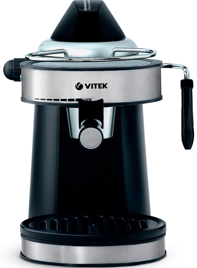 Кофеварка Vitek VT1510 / 0.24 л / Рожковая / Молотый photo 1 Кофеварка Vitek VT1510 / 0.24 л / Рожковая / Молотый photo 1