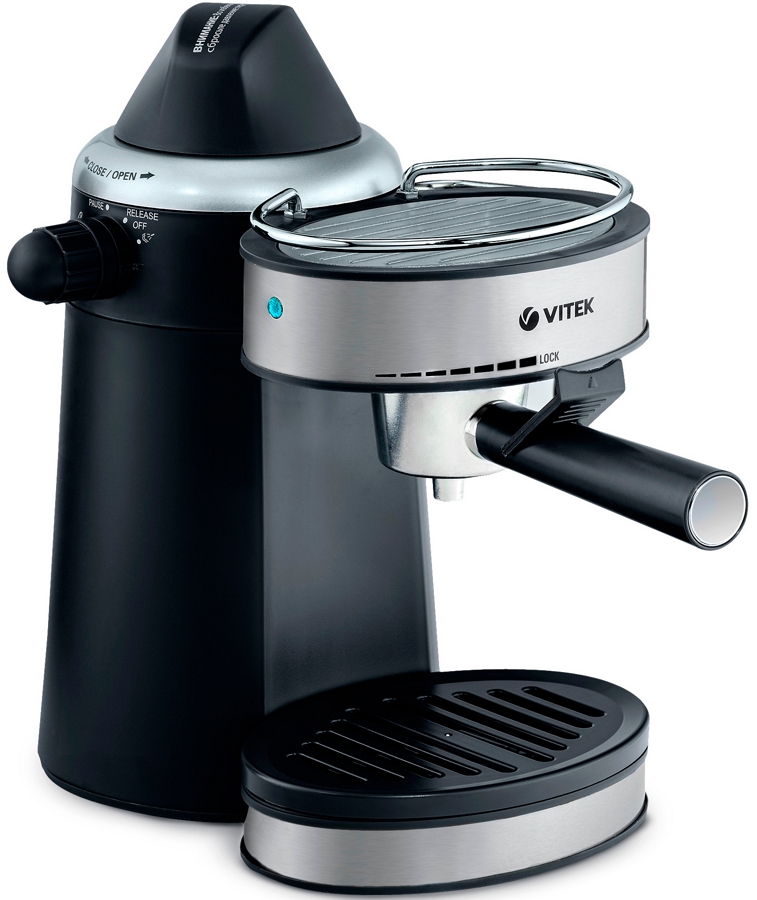 Кофеварка Vitek VT1510 / 0.24 л / Рожковая / Молотый photo 2