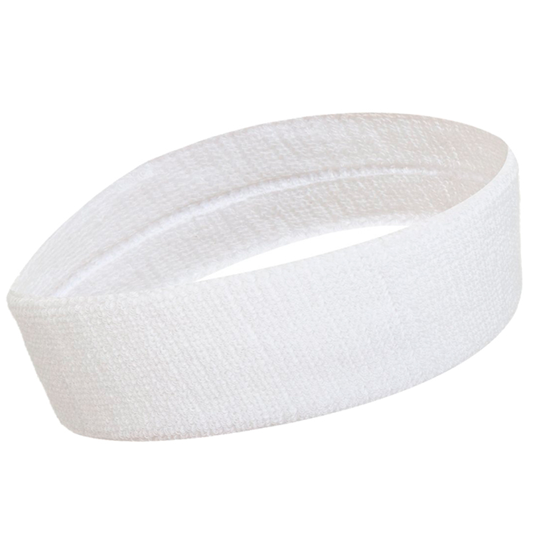 Banderolele Wilson HEADBAND WH OS Alb photo 3
