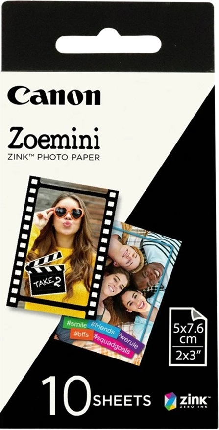 Фотобумага Canon Zink ZP-2030 10 sheets photo 1 Фотобумага Canon Zink ZP-2030 10 sheets photo 1
