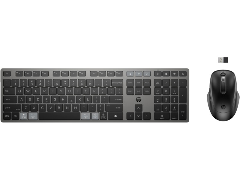 Tastatura si mouse Multi-Device Wireless reincarcabil HP 725 photo 1