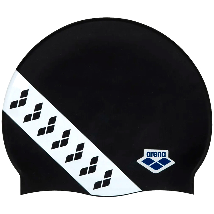 Casca de inot silicon Arena ICONS TEAM STRIPE CAP 001463-111 Negru-alb photo 1 Casca de inot silicon Arena ICONS TEAM STRIPE CAP 001463-111 Negru-alb photo 1