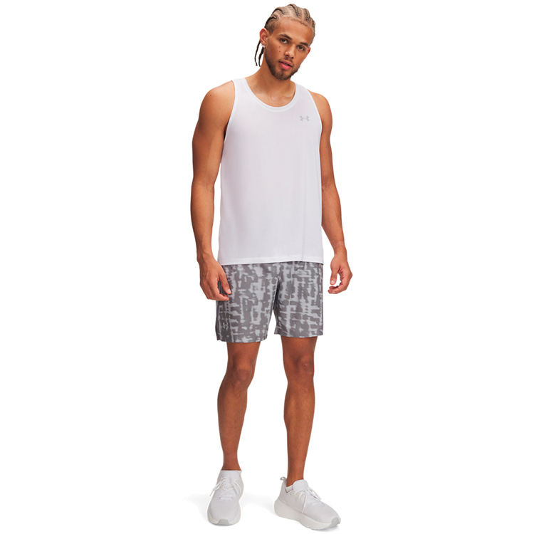 Sorti de bărbați Under Armour UA LAUNCH 7 PRINT SHORTS L Gri photo 4