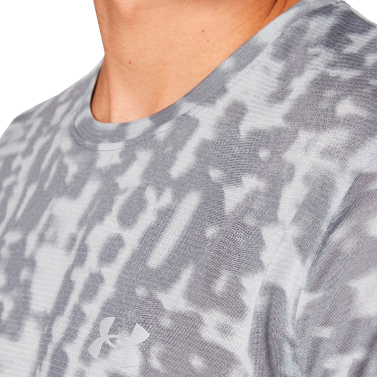 Футболка мужская Under Armour UA LAUNCH PRINTED SS L Серый photo 4